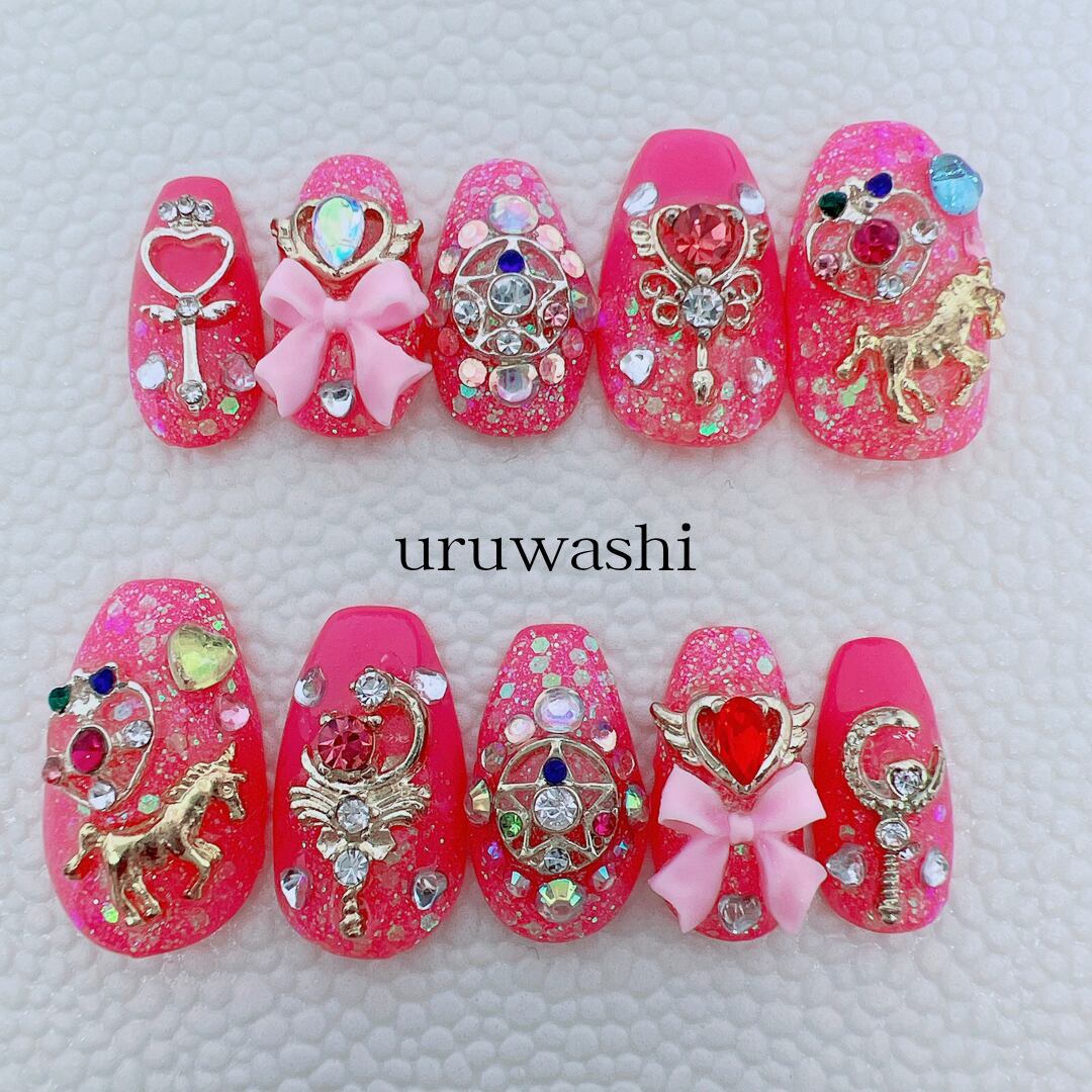 量産型ネイルチップ 地雷 ジャニオタ オーダー 6量産型ネイルチップ 地雷 ジャニオタ ネイル オーダー