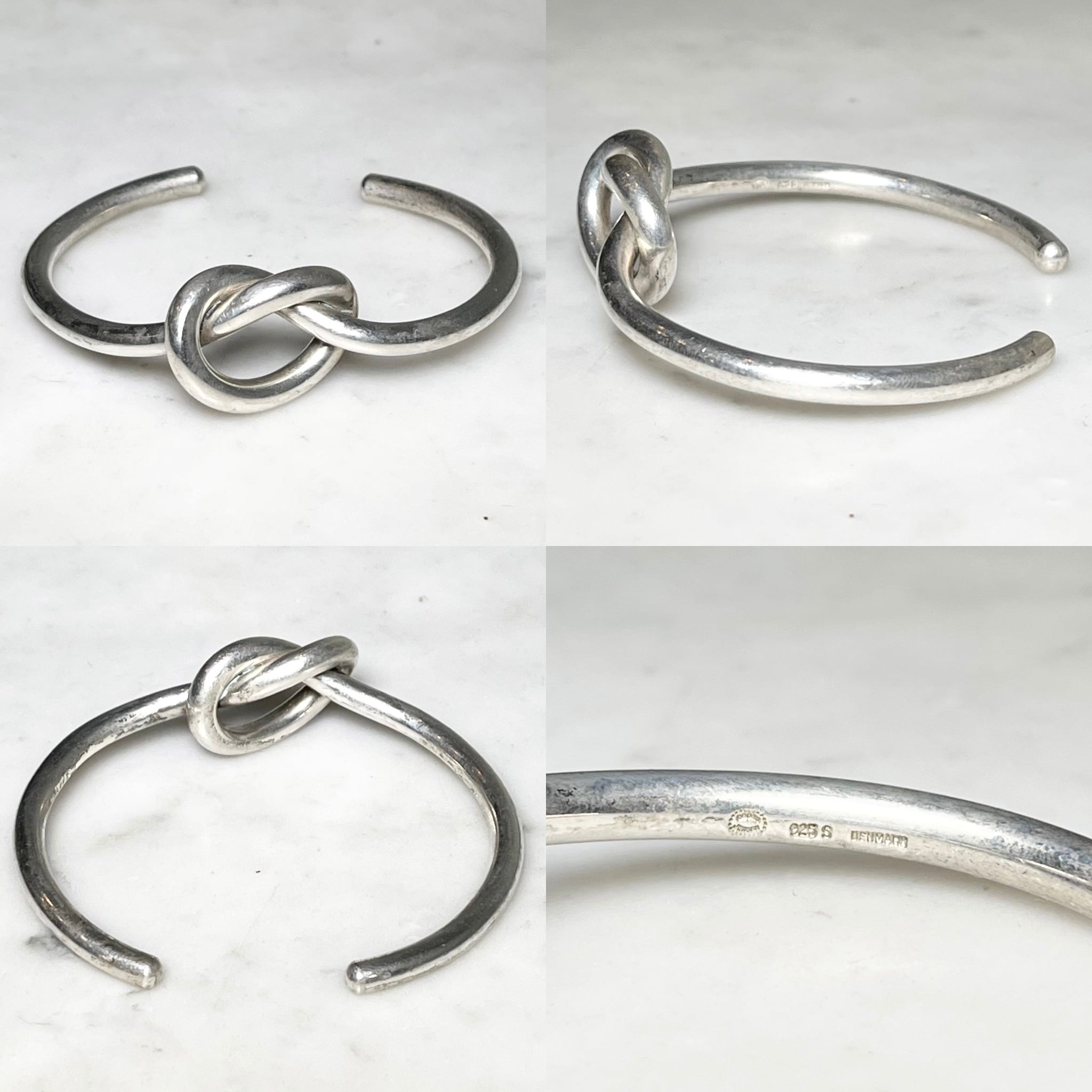 GEORGJENSEN ジョージジェンセン ラブノットシルバー925 バングル