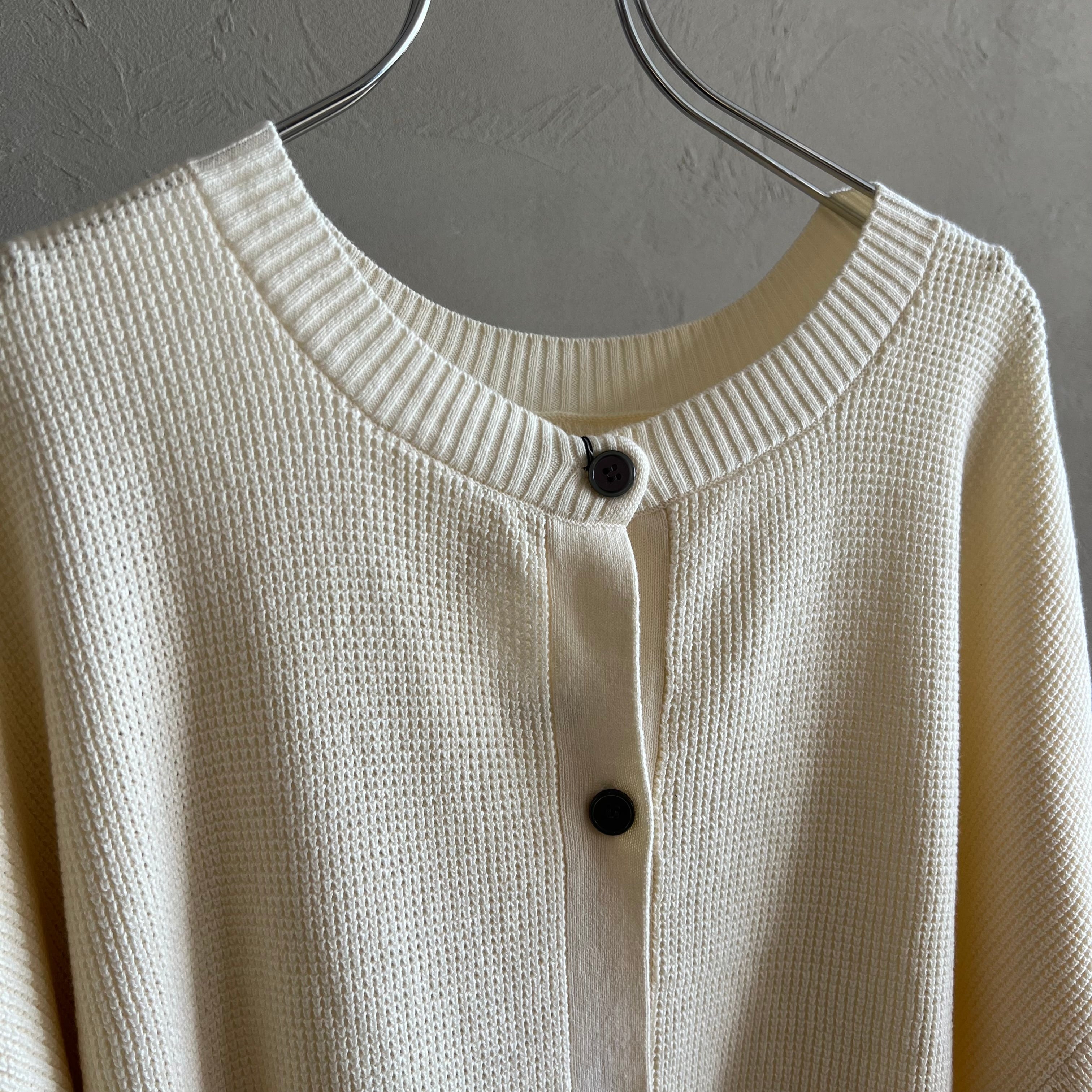 siro de labonte 】waffle 2way wide cardigan | valance 福井