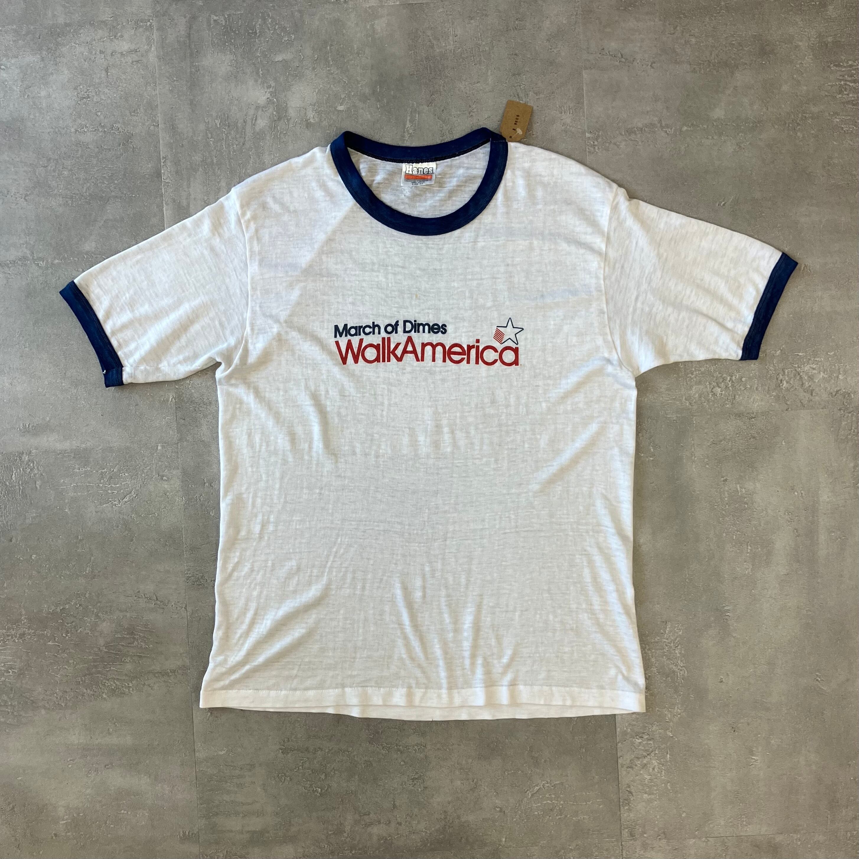 Hanes 80s usa製 リンガーTee L No.2511