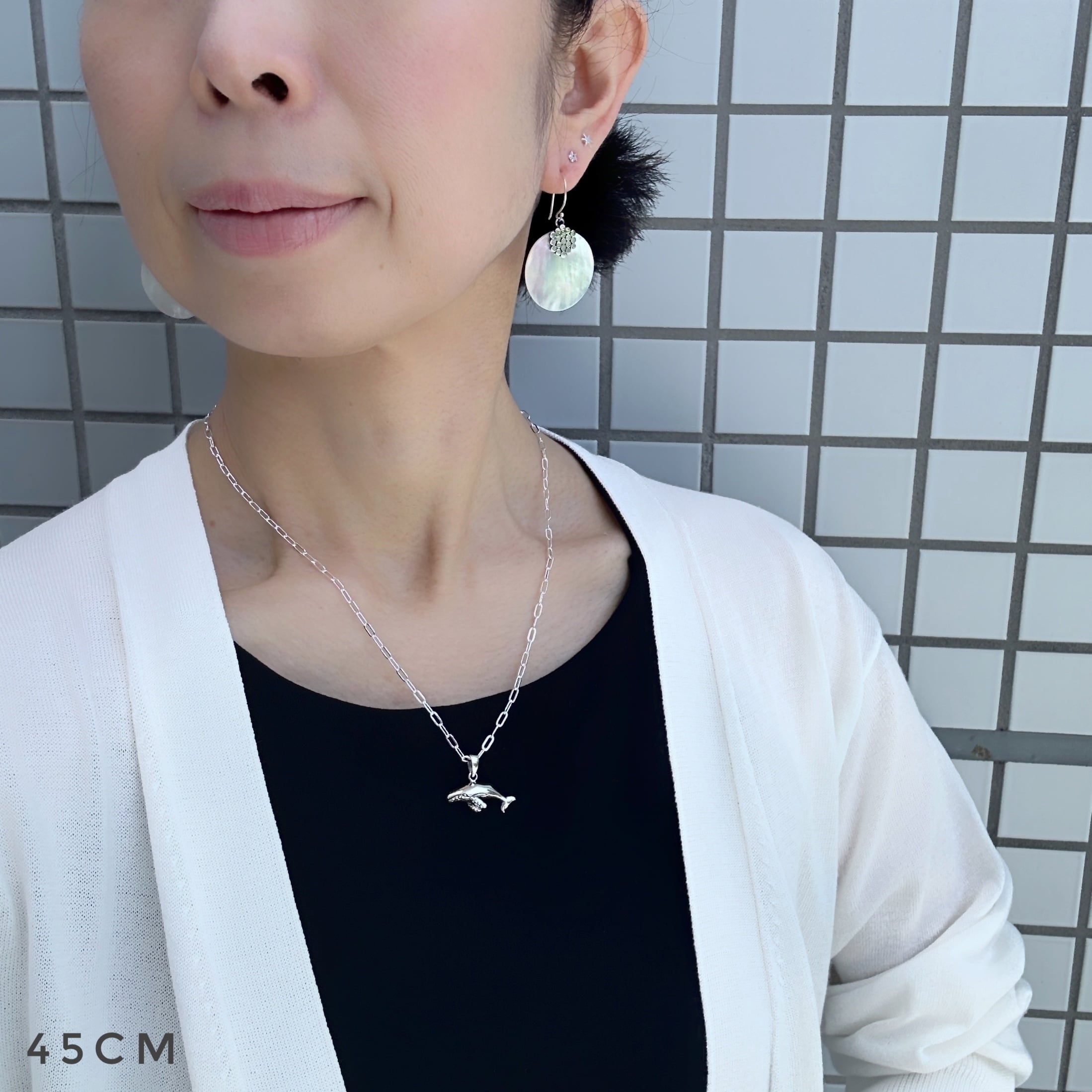ザトウクジラ ホエール ペンダント （チェーン オプション） 鯨 クジラ