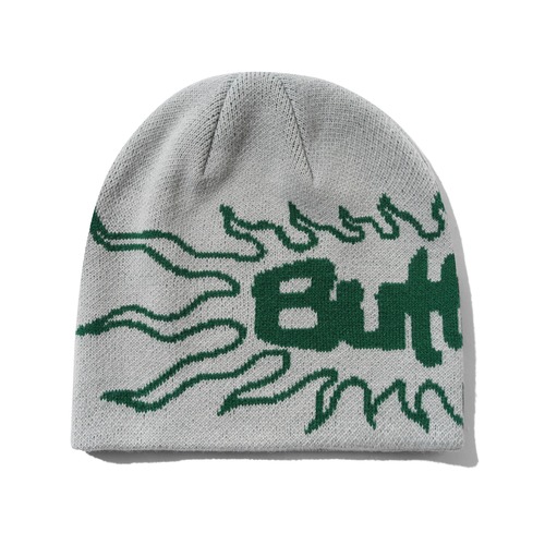 BUTTERGOODS SOLAR SKULLY BEANIE GREY