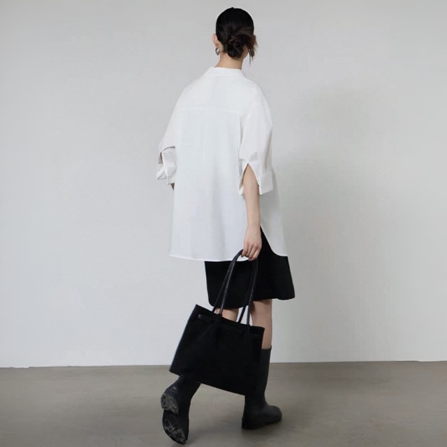 Cutwork dot pattern shirt C1494