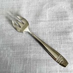 オイスターフォークペア シルバープレート デザートにも　2本セット　フランス 19twd42-2