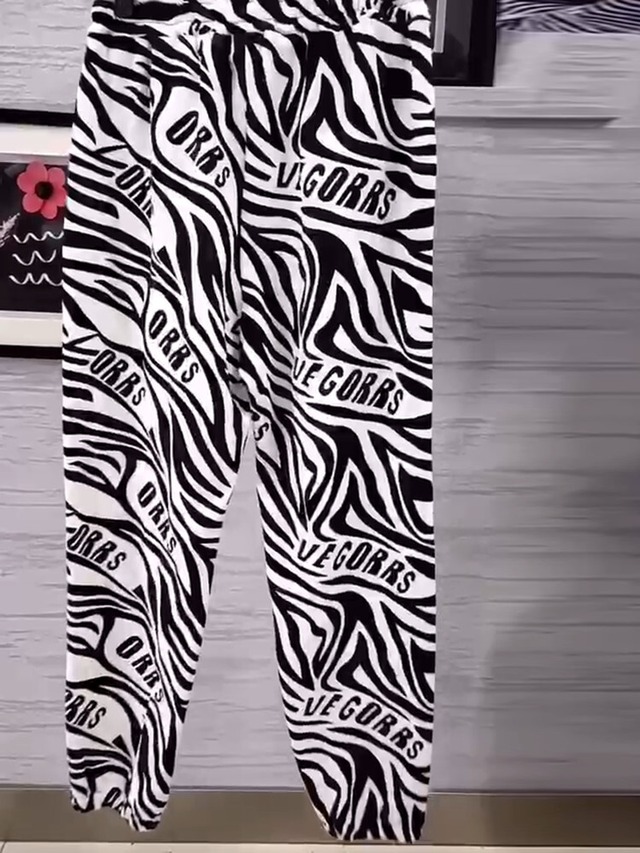 パンツ レディースルーズスプリングカジュアルパターン レース 大きめサイズ 春物 レースアップ ミックスインファッション68129116309