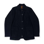 E.Z by ZEGNA エルメネジルド ゼニア ステンカラー ジャケット M/ブラック メンズ