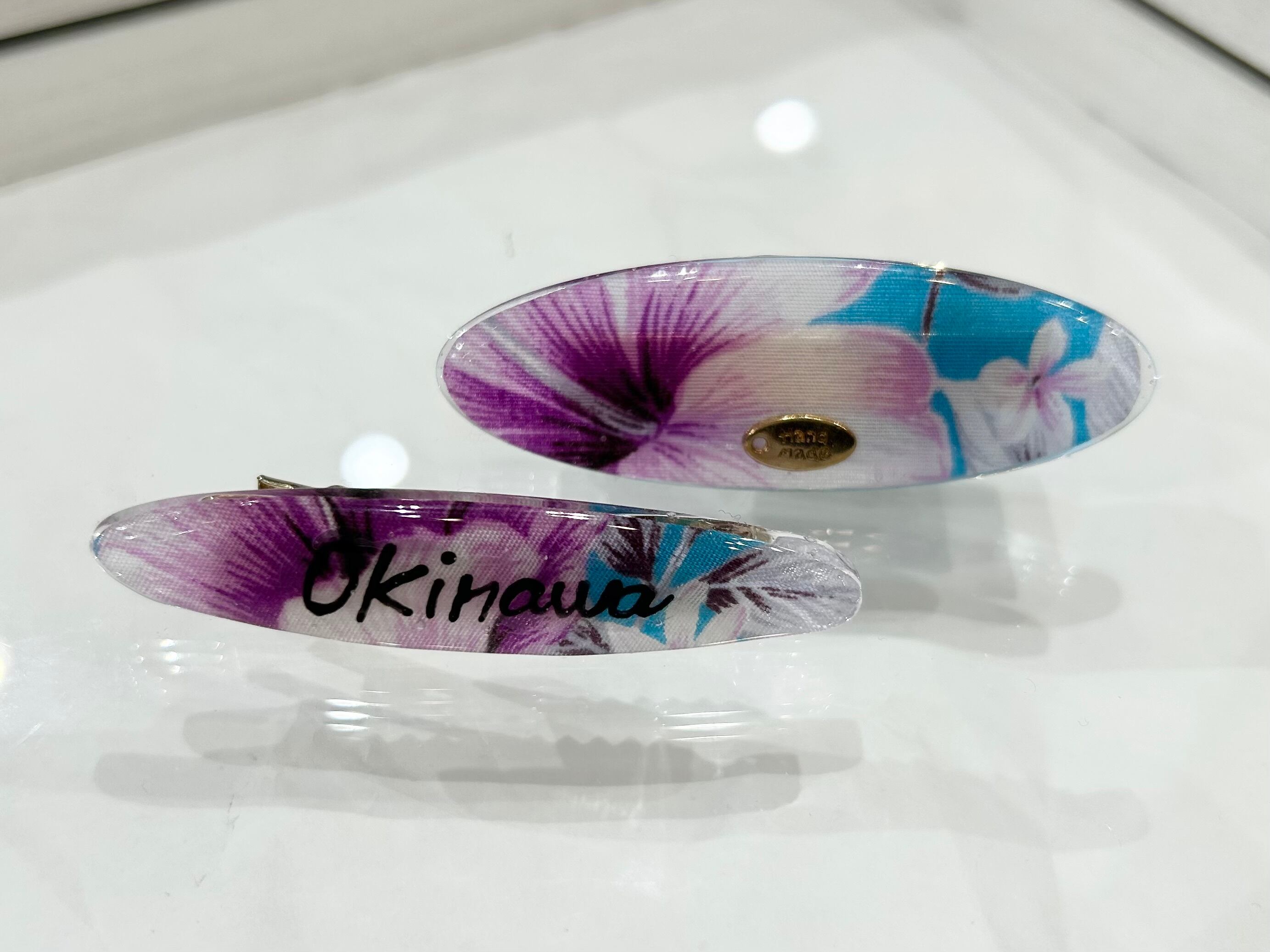 紅型のヘアクリップセット（T-A39-3） | tete by okinawa