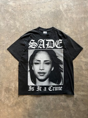 SADE Is It a Crime シャーデー Tシャツ XL ブラック 黒