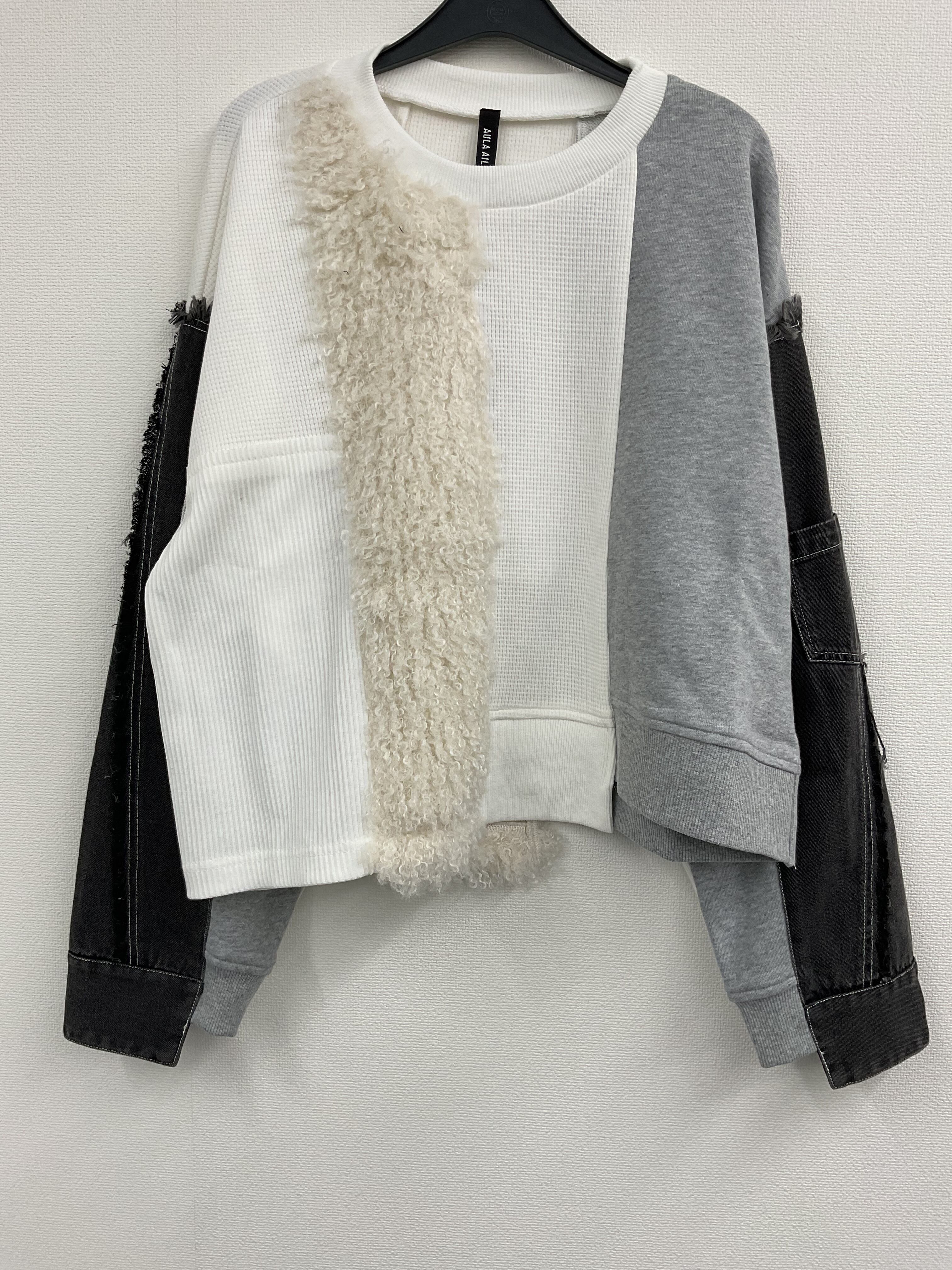 AULA AILA＞ デニムコンビネーションプルオーバー | SHINKI