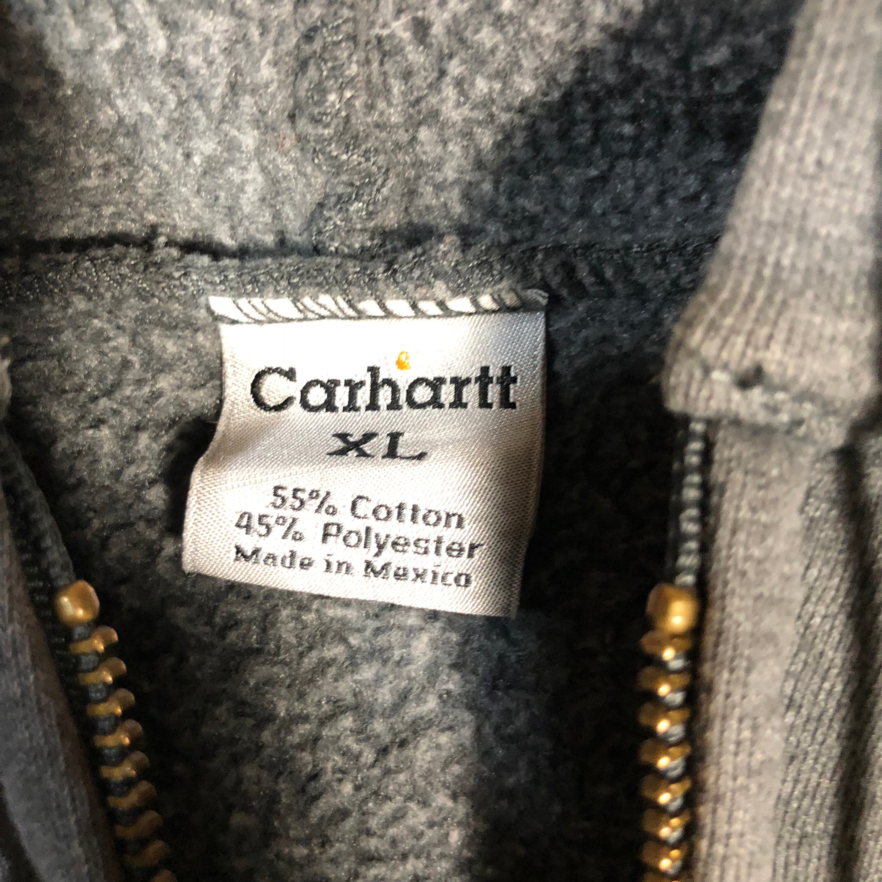 カーハート Carhartt☆刺繍メキシコ製ジップアップパーカー M0731 
