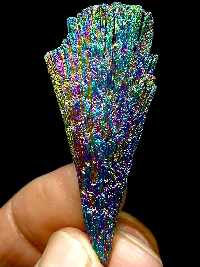 3) ブラックカイヤナイト(チタニウムコーティング)ミニ