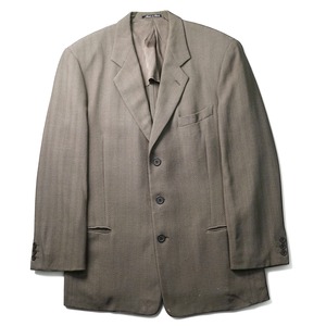 ”GIORGIO ARMANI × Neiman Marcus" 1980's vintage herringbone tailored jacket "made in ITALY"