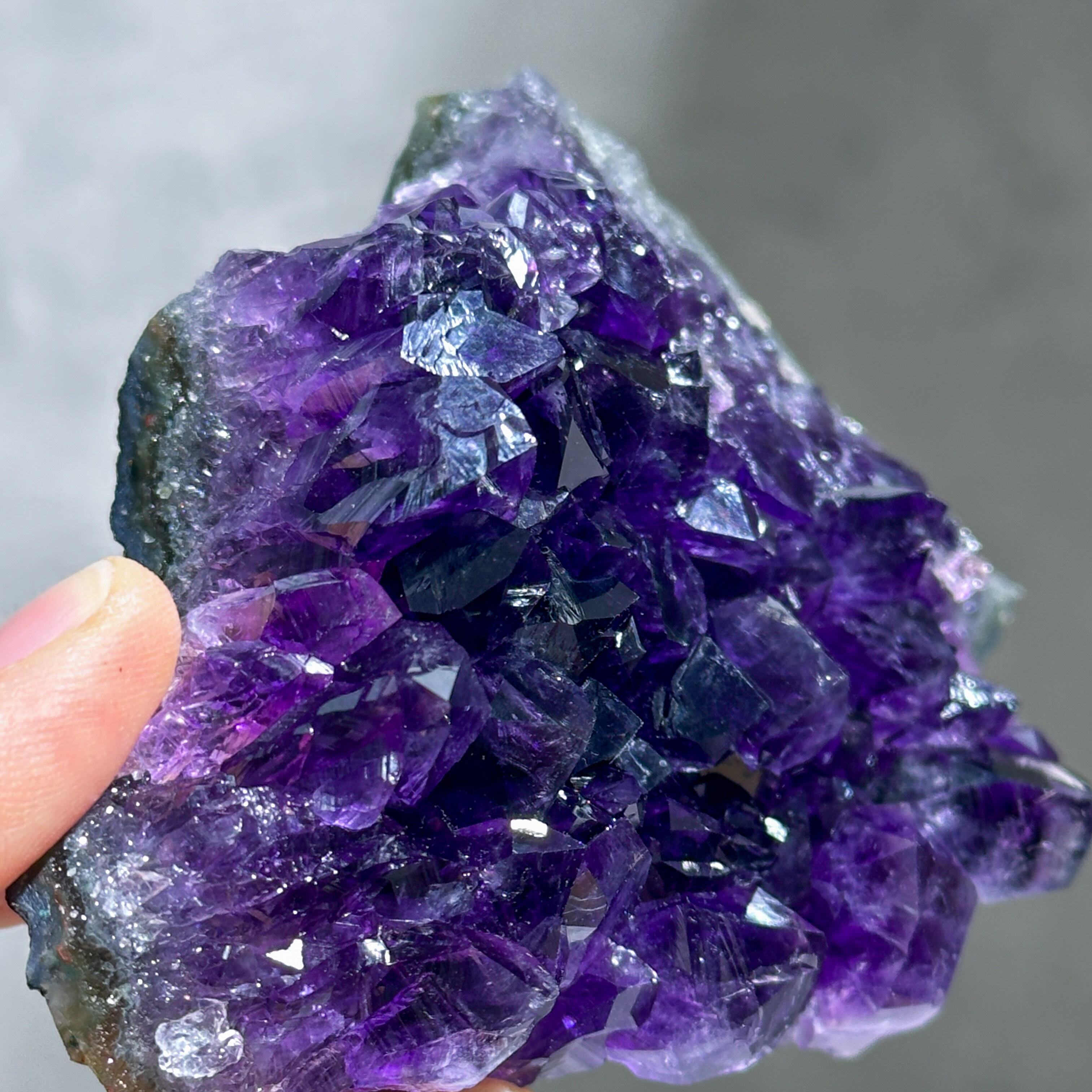 高品質】ファントム◎ウルグアイ産アメジスト 原石64◇ Amethyst