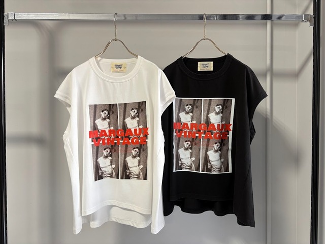 【ご予約】転写プリントフレンチロゴTee 【margaux vintage】