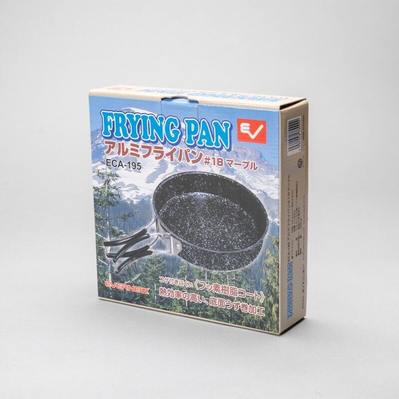 25%OFF【EVERNEW エバニュー】アルミフライパン #18 マーブル