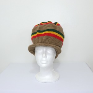 ジャマイカ直輸入タム　Brown×Rasta
