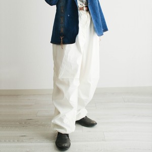 70s US army snow camo pants -white-