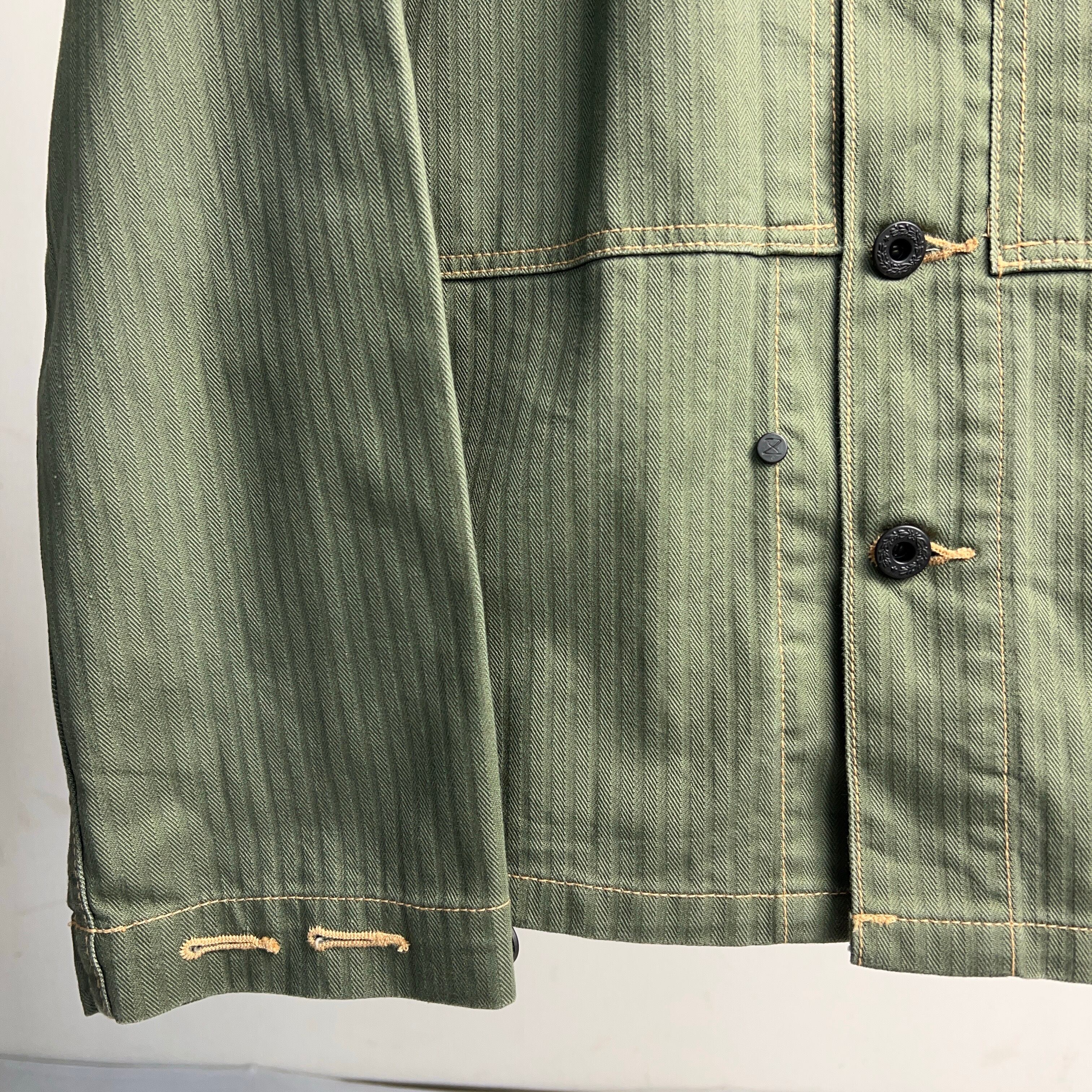 USMC P-44 TYPE REPLICA MILITARY JACKET ヘリンボーンツイル