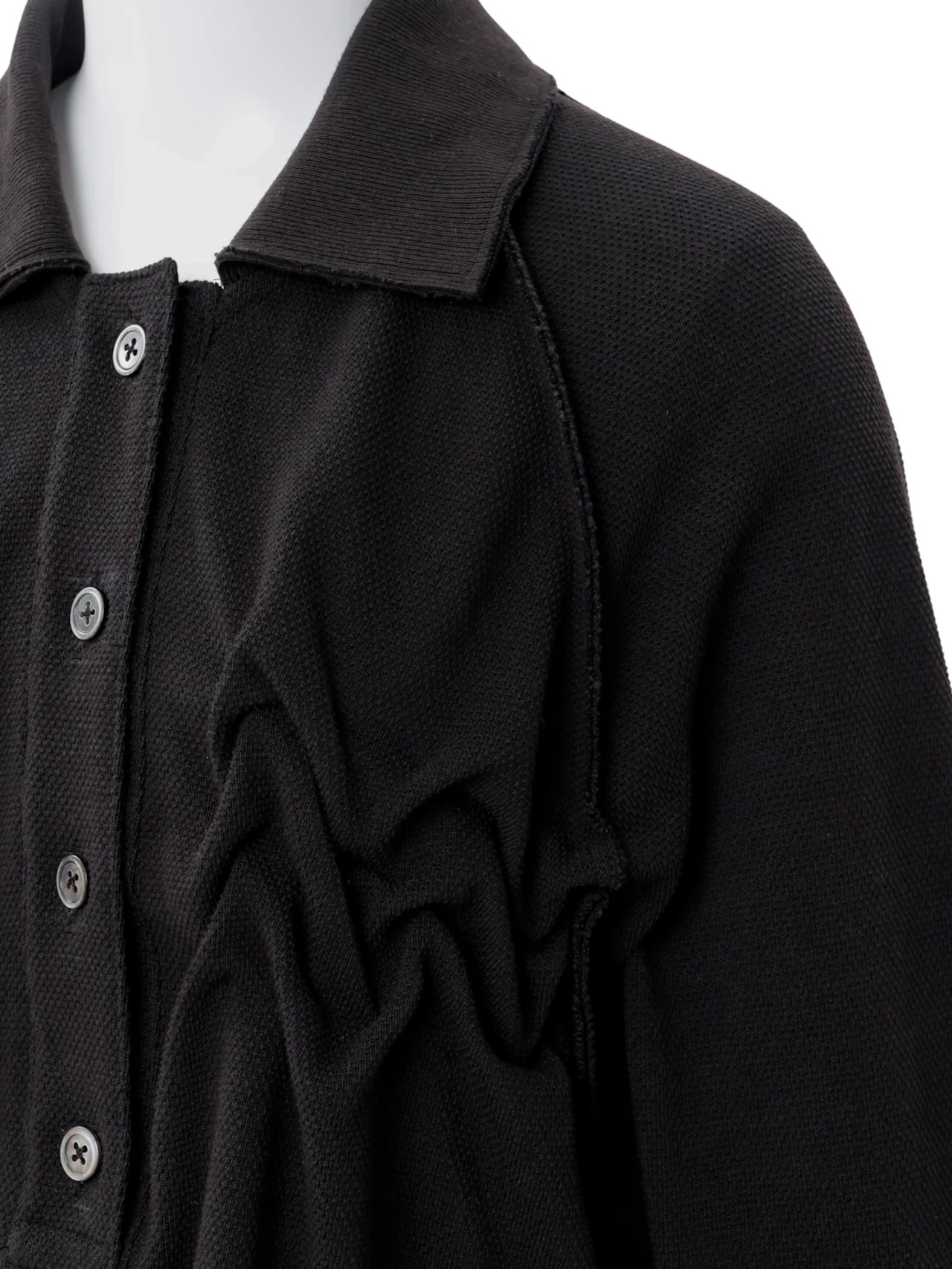 【26SS】Create Clair クリエイトクレイル / RAW EDGE LOOSE POLO - 11