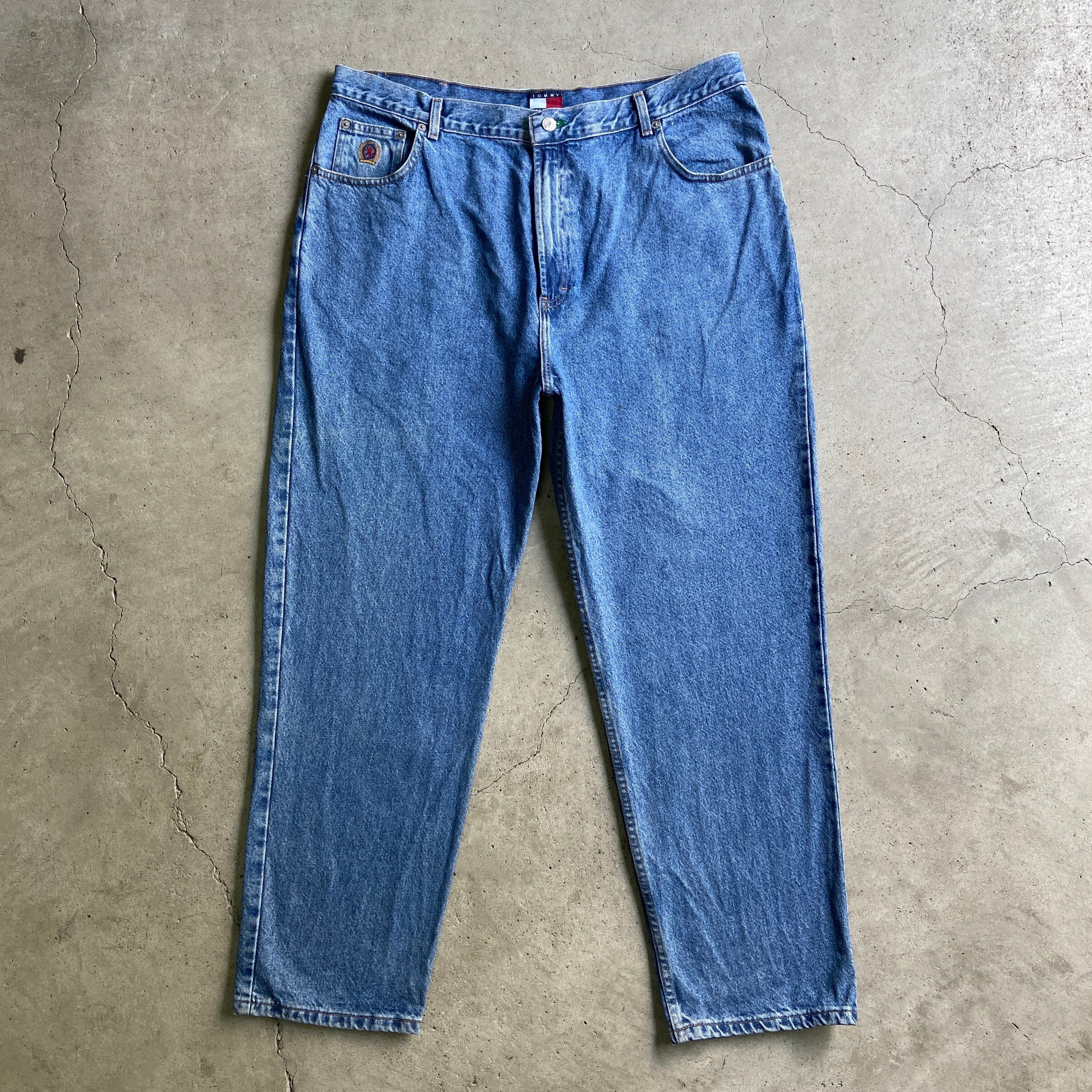USA製 90年代 TOMMY HILFIGER トミーヒルフィガー ワイド バギー