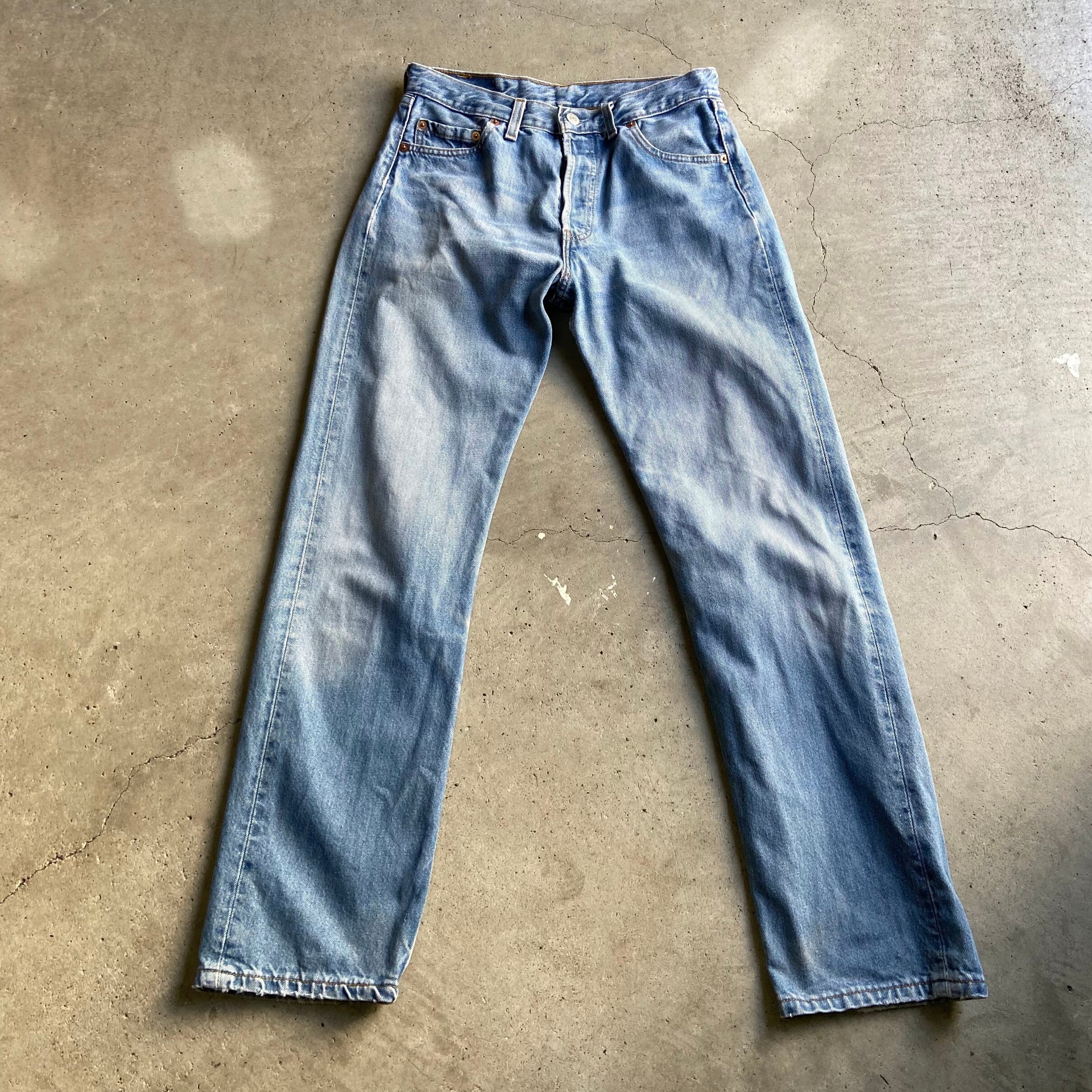 90年代 Levi's 503-00 ルーズ ストレート w30 ブルー 日本製