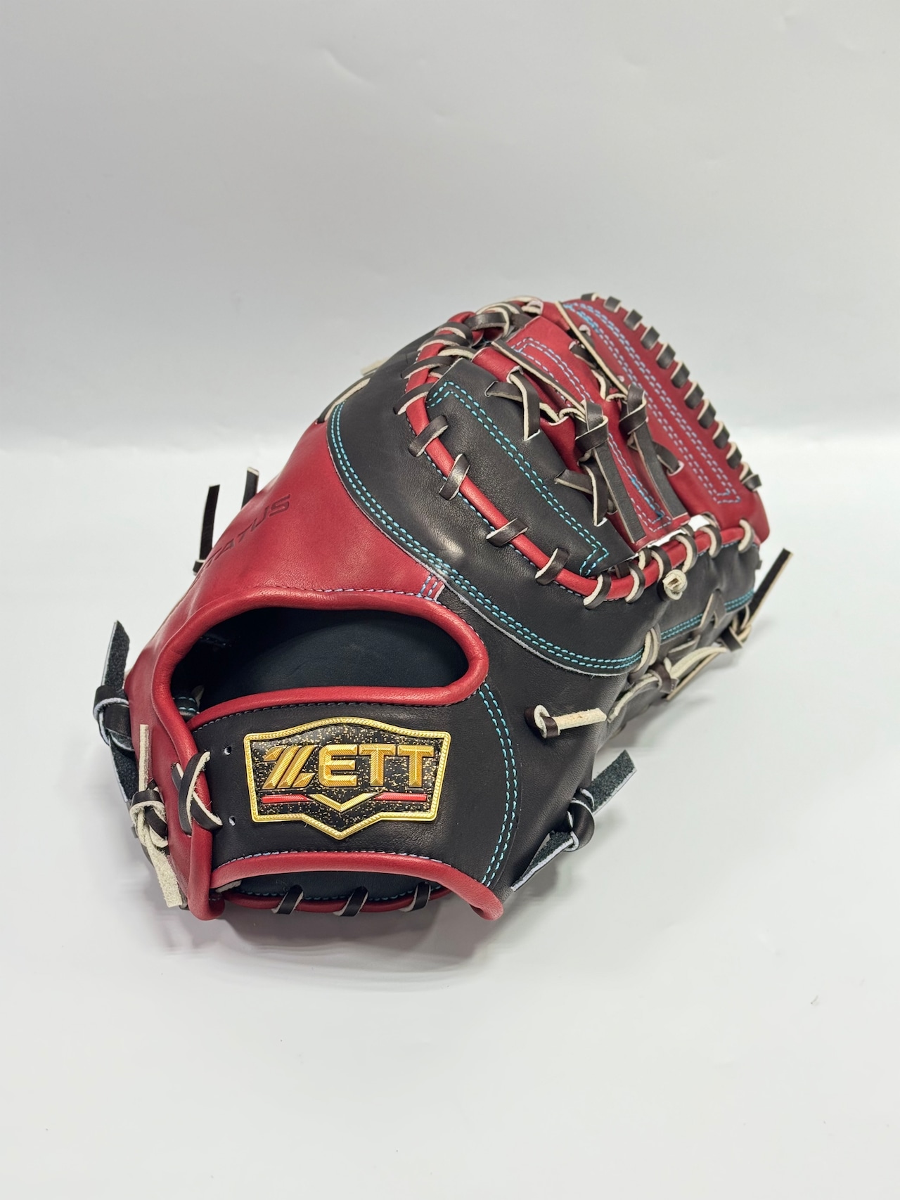 ZETT PROSTATUSーゼットプロステイタス michii supreme order 硬式グローブ ゼットミチイオリジナルグラブ 右投げ用 143型 (佐野恵太選手モデル) ブラック/ボルドーブラウン×ブラウン・画像2