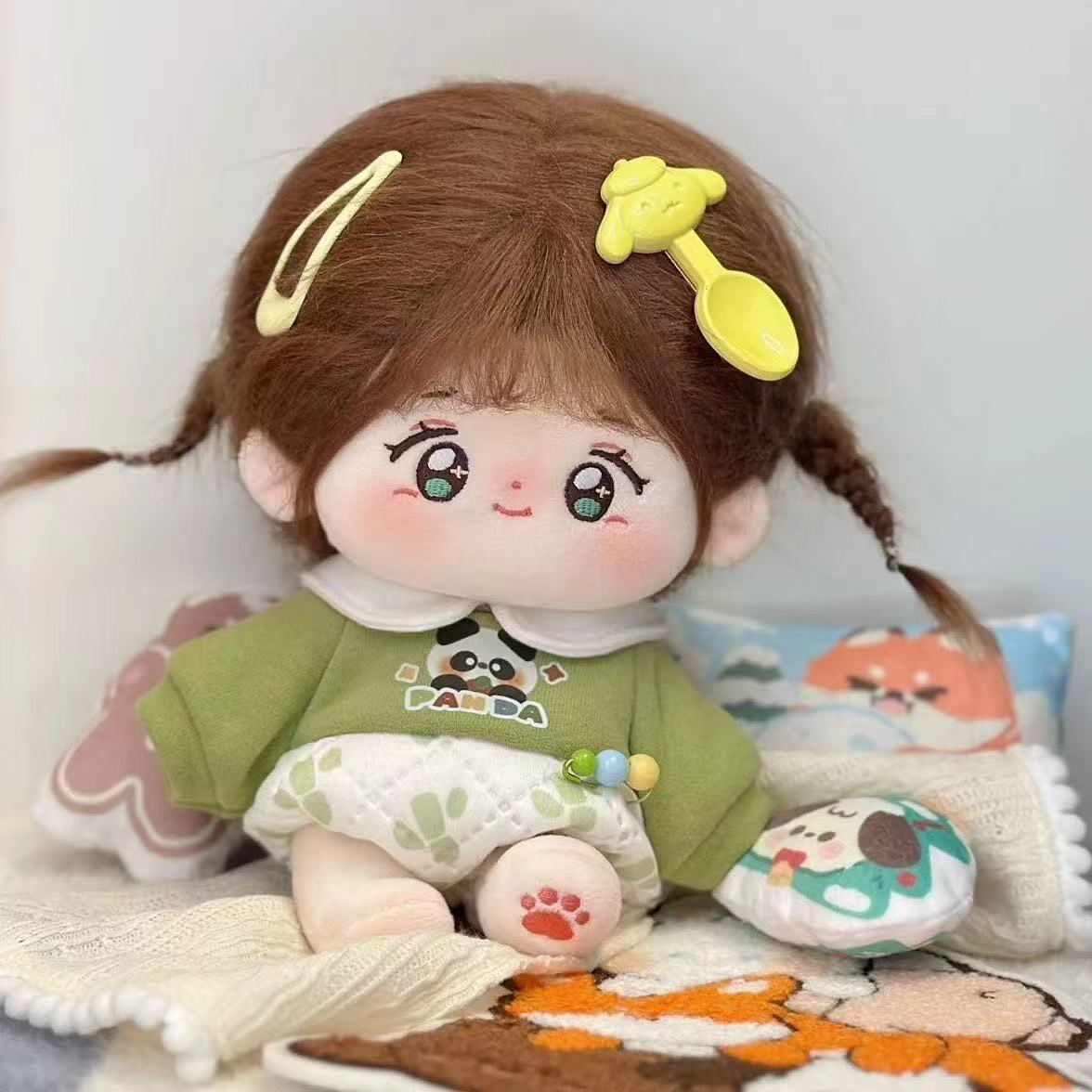 20cmぬいぐるみ用 カジュアル ロンパース かわいい動物柄 着せ替え服