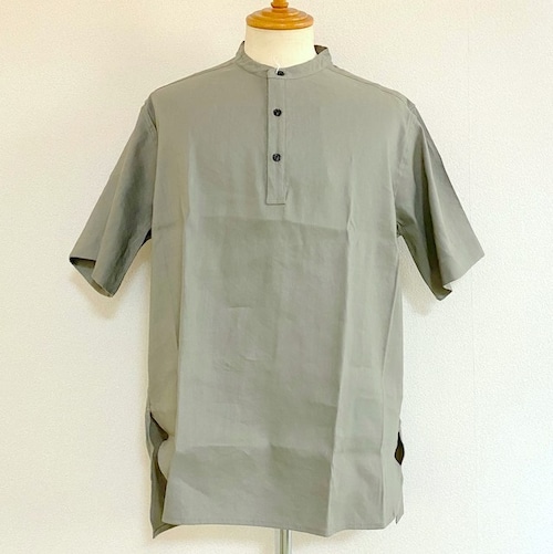 Stretch Linen Shirts　Khaki