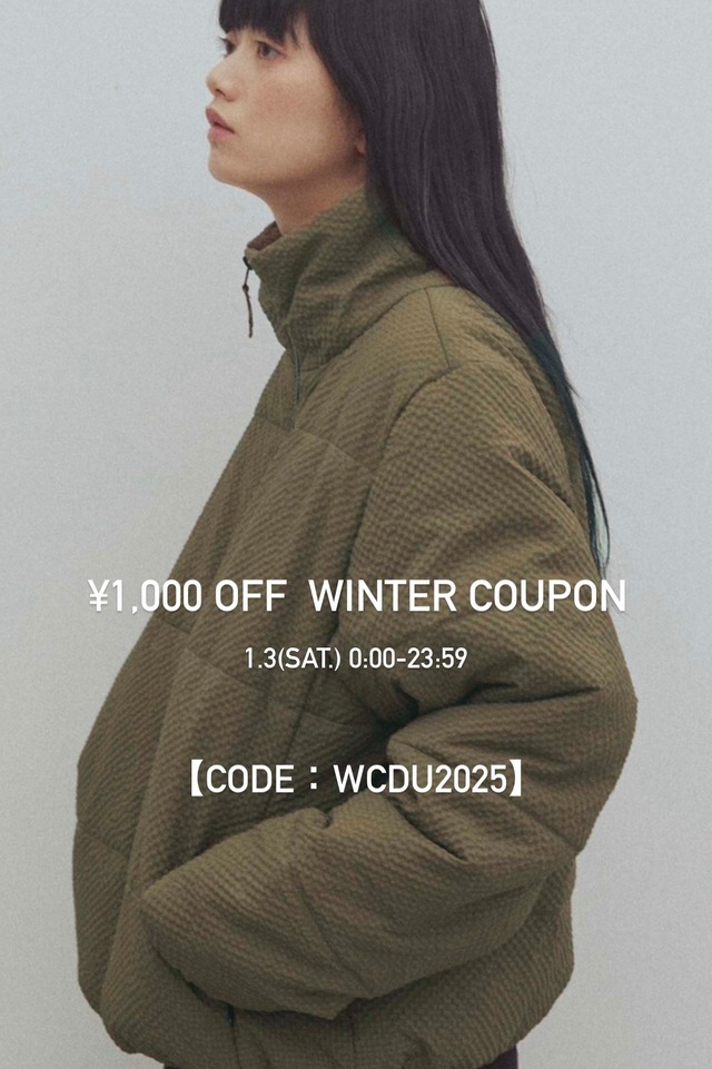 ¥1,000 OFF Winter Coupon 【1/3 23:59まで】【 ※こちらを買い物カゴに入れないでください 】