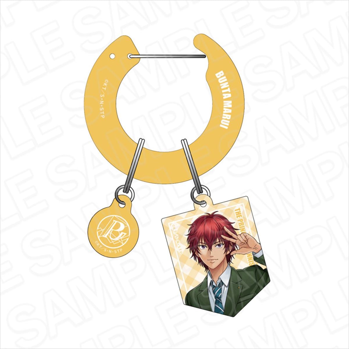 新テニスの王子様 丸井ブン太ハート缶バッジ 新テニスの王子様 RisingBeat ホログラム缶バッジ 丸井ブン太