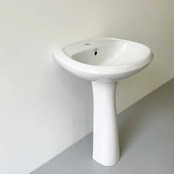 American Standard Pedestal Sink "Curve"