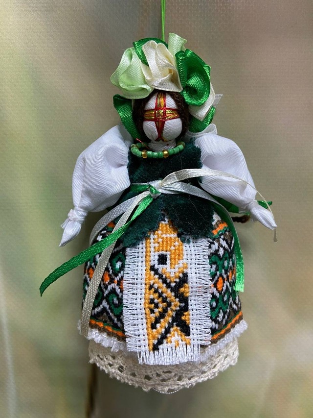 UA.Designer手作りモタンカ 12cm（ウクライナの御守り）