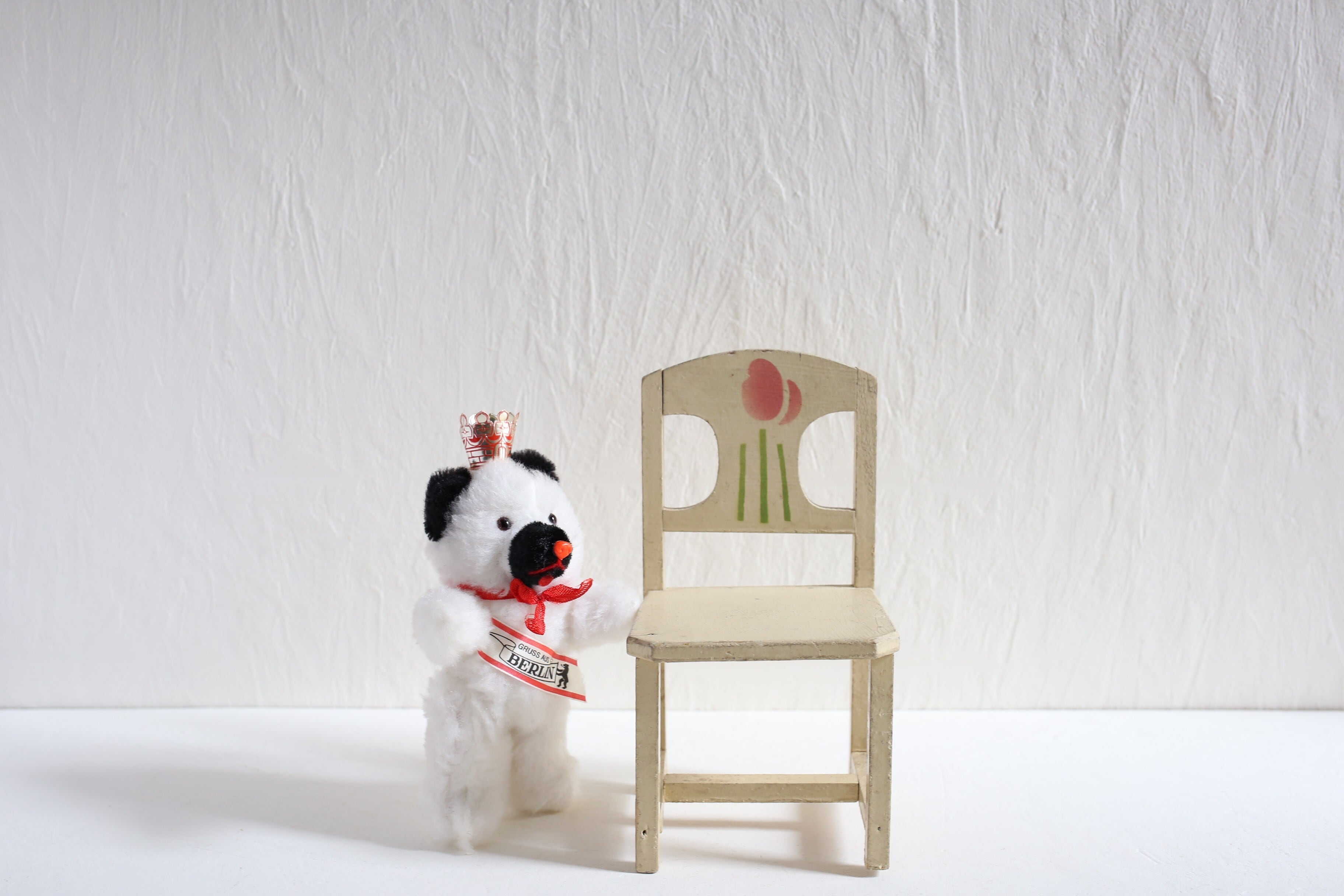 フランス アンティーク ヴィンテージ 木製 ミニチュア ドールチェア N-06502