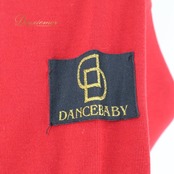 社交ダンス 衣装 トップス ブラウス レッド系 DANCEBABY 赤 無地 特徴的 パーティ 発表会 レッスン 練習着 伸縮 ストレッチ 衣装用トップス 社交ダンスレッスン着 レッスンウェア 練習用トップス ストレッチ素材  フォーマルダンス パーティ衣装 発表会衣装 ダンスウエア 女性用 上品 おしゃれ シンプル 無地トップス