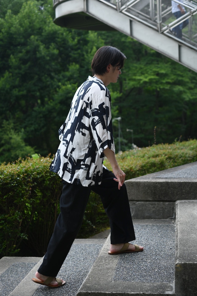 m's braque / RAGLAN-SLEEVE ALOHA SHIRT (Modern art paint)