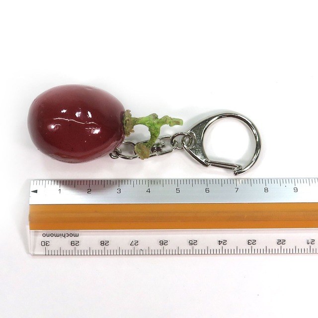 食べちゃいそうな 赤ぶどう 食品サンプル キーホルダー ストラップ