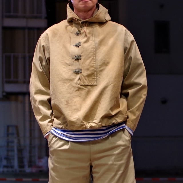 1940s US NAVY N-2 Deck Rain Parka with Hook / USN デッキ ...