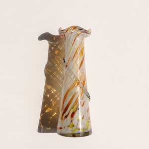 Frill Striped Vase Tall