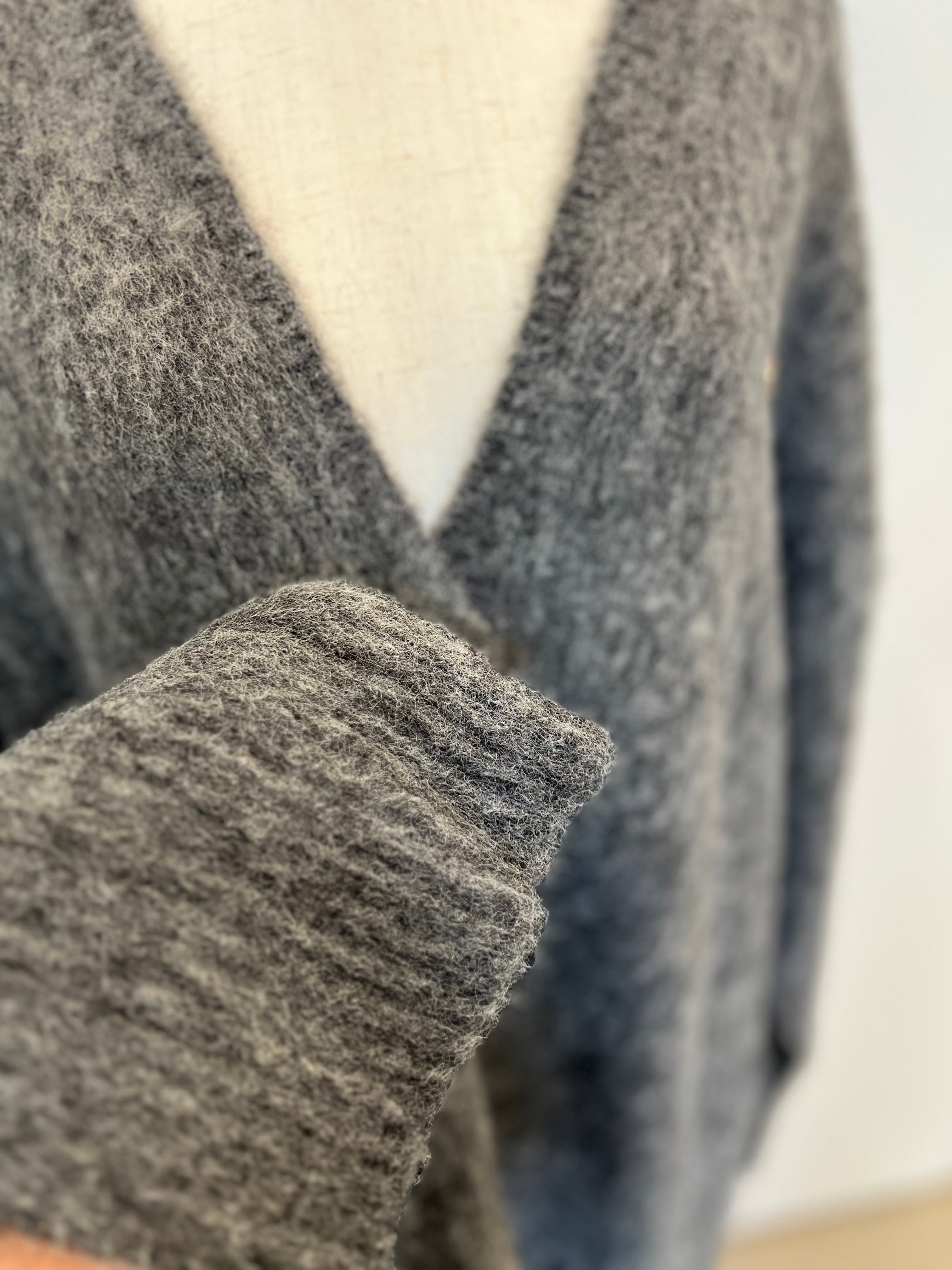 【YENN】[Y254-91123] ALPACA MIX TUNIC PO