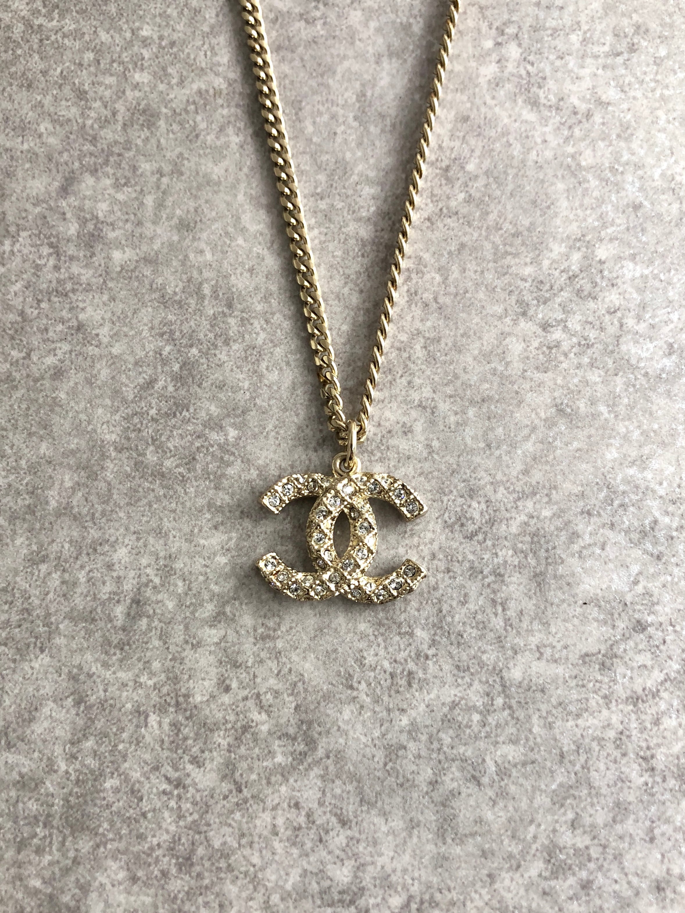 CHANEL シャネル ネックレス ゴールド ココマーク ストーン vintage