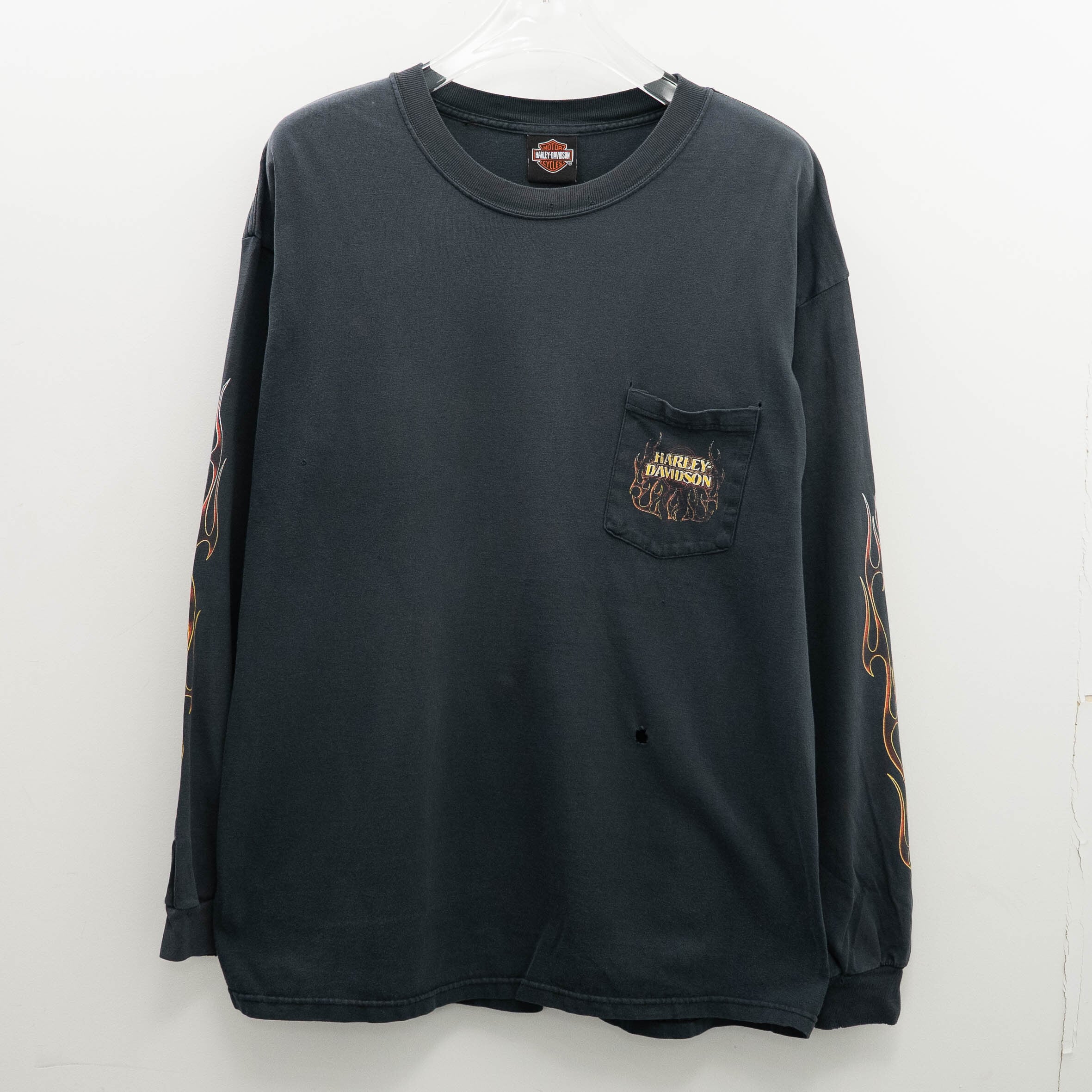 Harley Davidson " 1 Pocket Red River L/S " HD Fits XL 【A8-702】