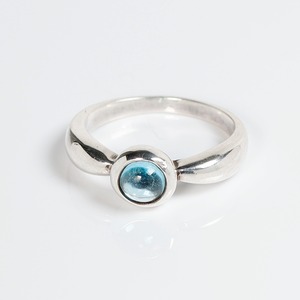 Aquamarine Silver Ring (used)
