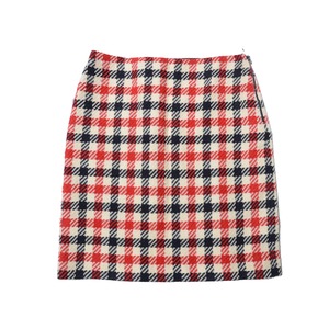 agnis b ginghamcheck  mini skirt