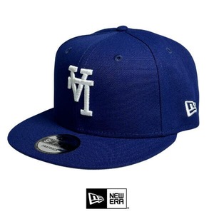 NEW ERA USA 「"LA" Up Side Down 6 Panel BB Dark Royal×White」
