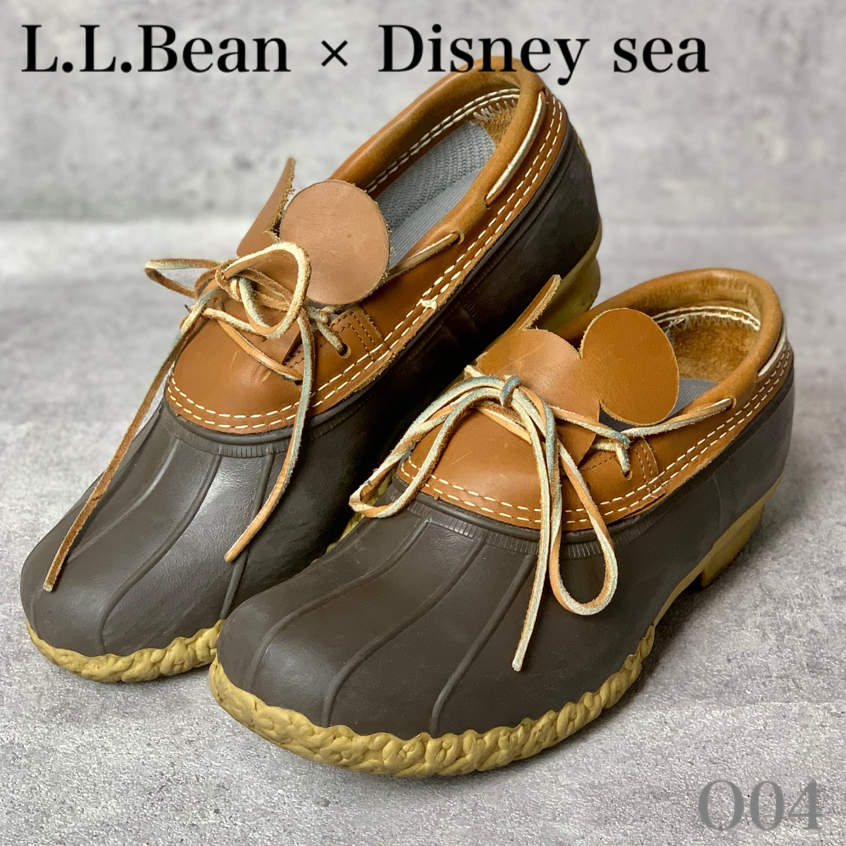 L.L.Bean × 東京Disney sea ビーンブーツ USA製 サイズ記載無し cm位