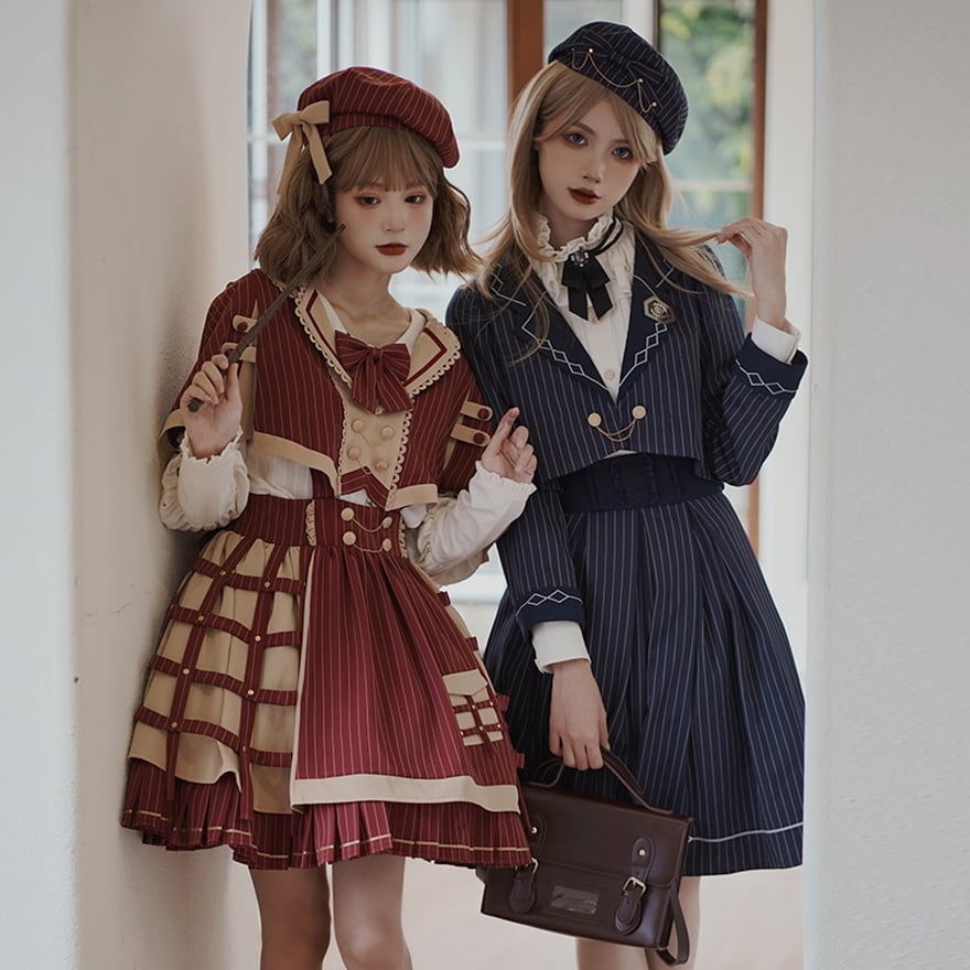 ゴスロリ通販 With U ゴシック ロリィタ クラロリ オールインワン ピン