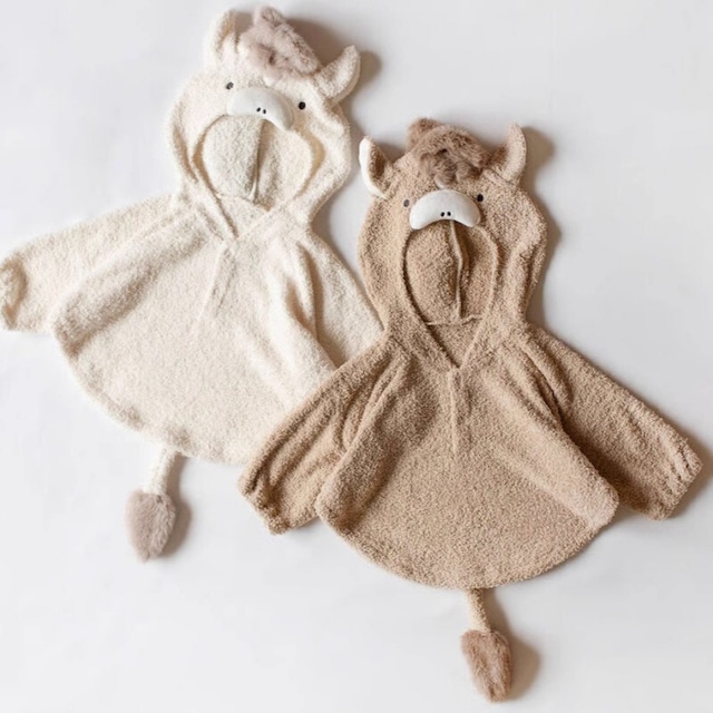 ベビー 冬新作　モクモフケープ