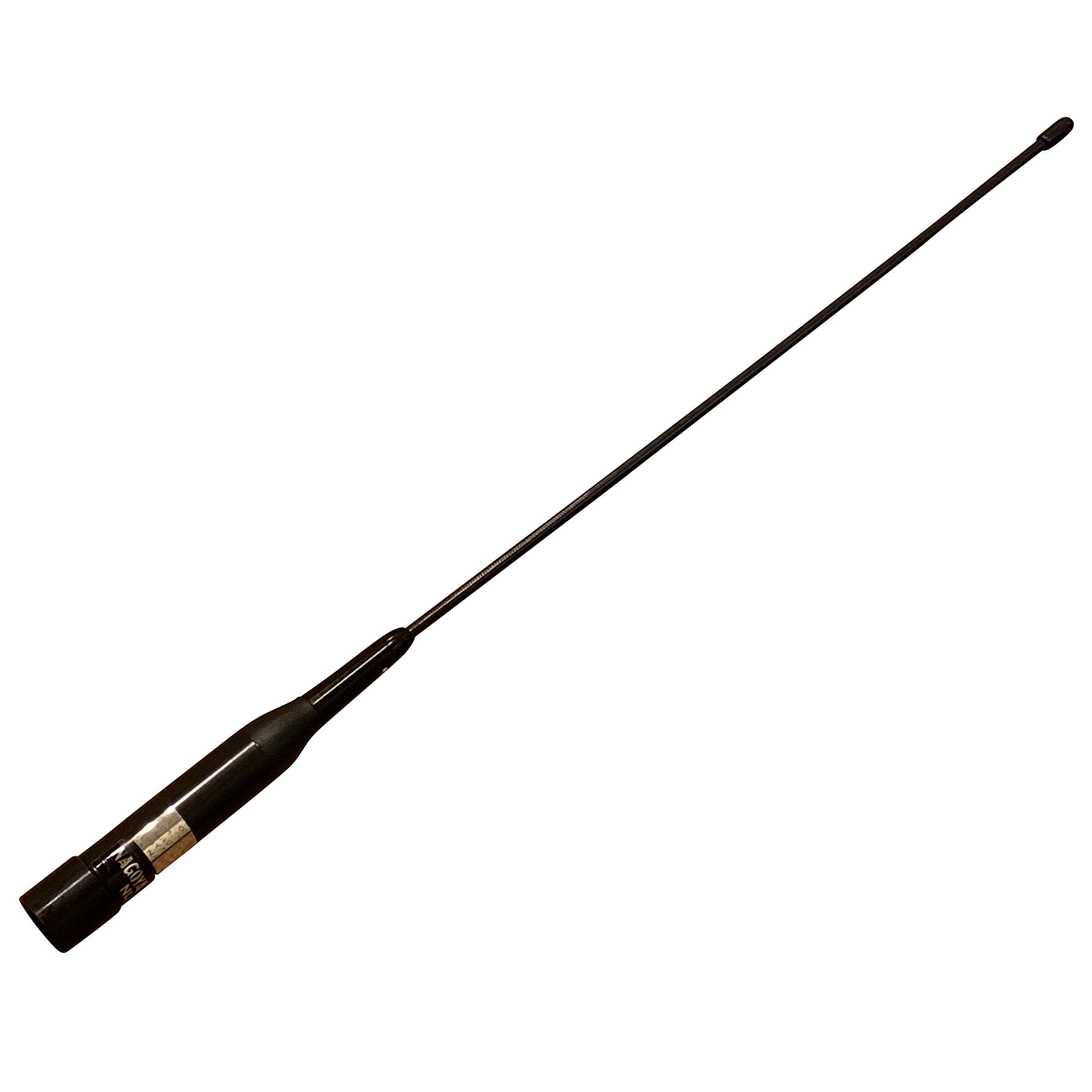 【在庫のみ】〈福禄寿〉折れない モービル ショート アンテナ ソフトタイプ 38cm ツーバンド 144/430MHz対応