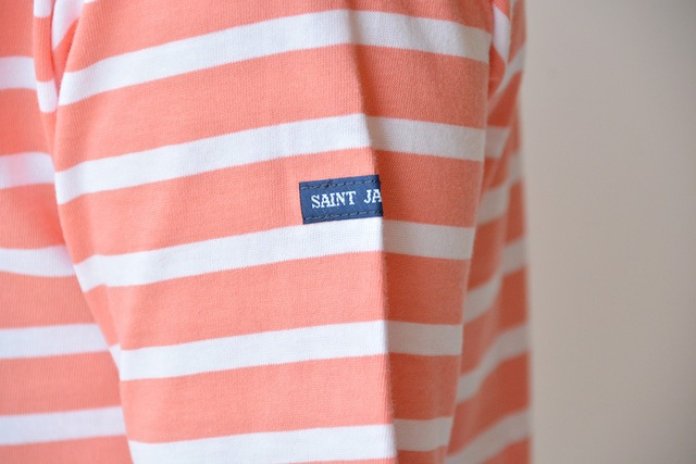 セントジェームス SAINT JAMES 薄手ボーダーシャツ半袖(PIRIAC)FRESCO/NEIGE T1