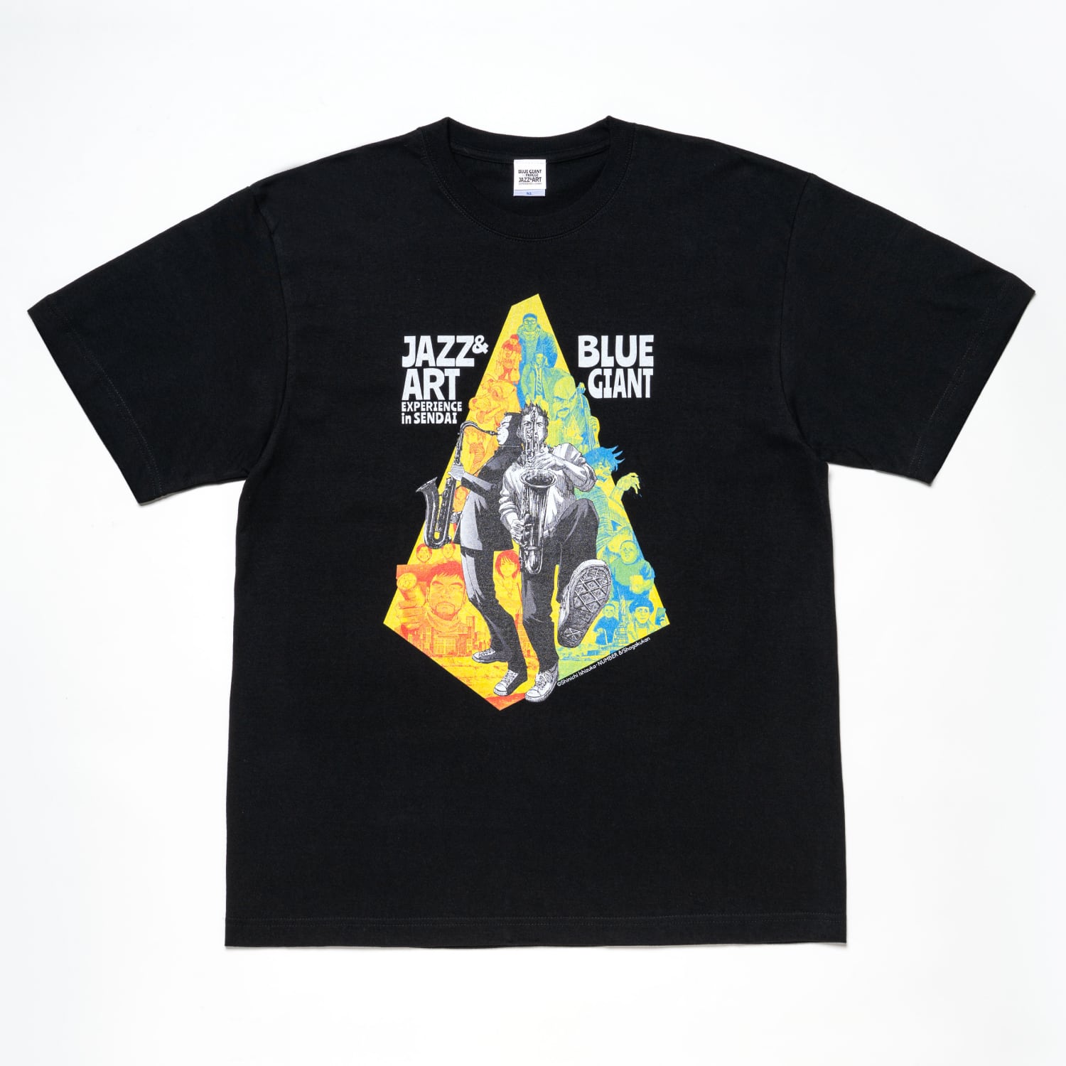 受注生産】KV Tシャツ（NY / 仙台）BLACK | BLUE GIANT x PARCO